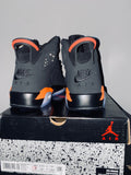 Air Jordan 6 black/ orange