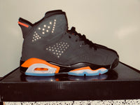 Air Jordan 6 black/ orange