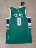 Damian Lillard Milwaukee Bucks Jersey