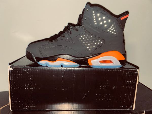 Air Jordan 6 black/ orange