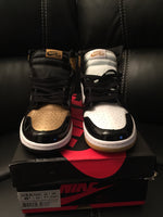 Air Jordan 1  Gold Toe Top 3