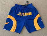 Los Angeles Rams Just Don Team Shorts